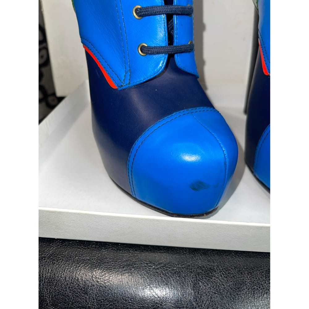 Versace Leather boots - image 3