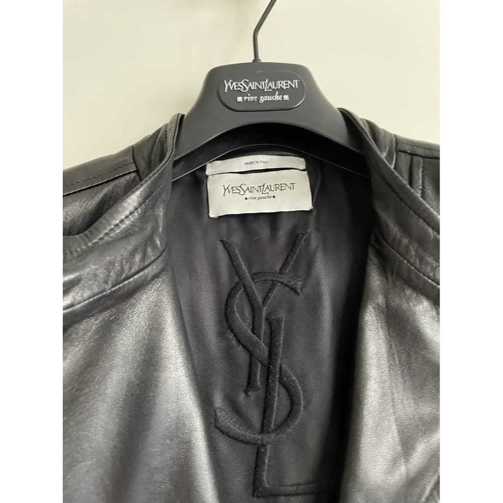 Yves Saint Laurent Leather biker jacket - image 2