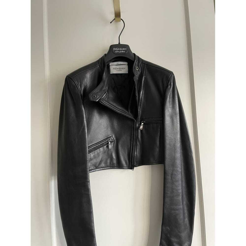 Yves Saint Laurent Leather biker jacket - image 4
