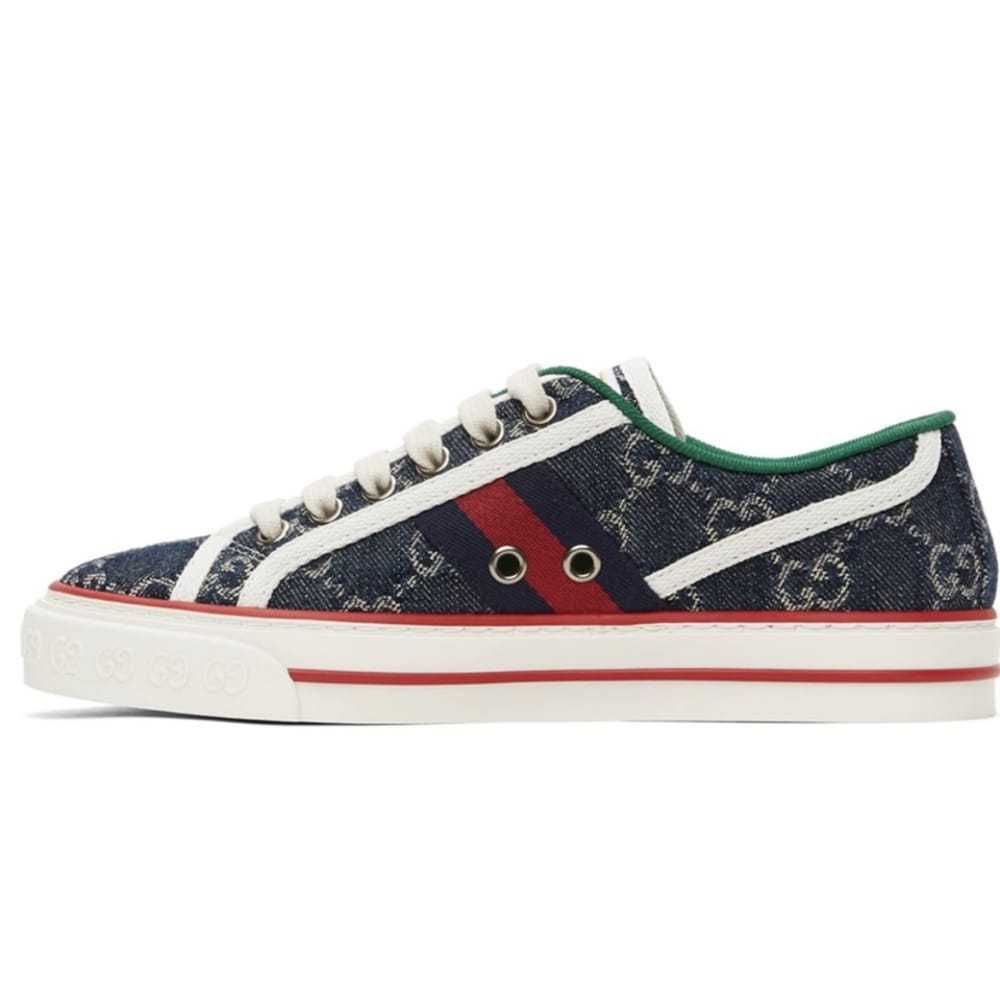 Gucci Tennis 1977 leather trainers - image 4