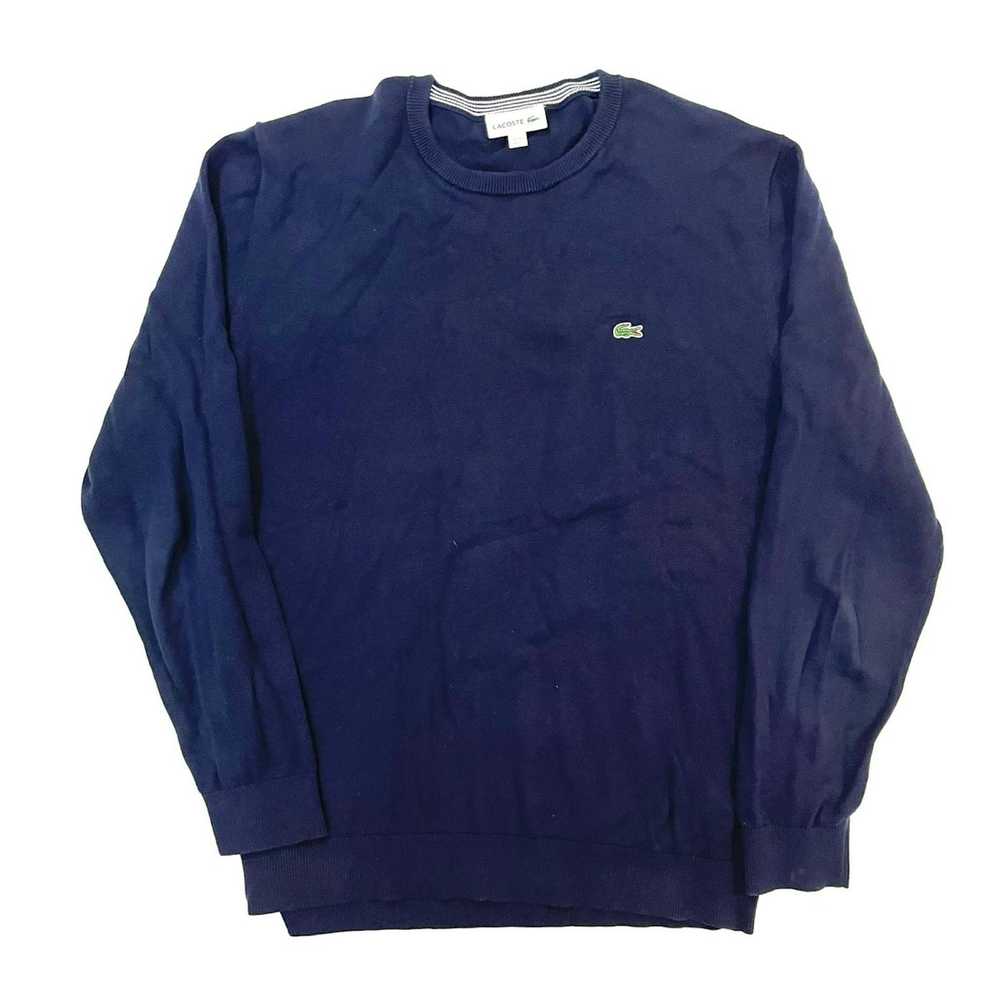 Lacoste Lacoste Navy Sweater Jumper Designer - image 1