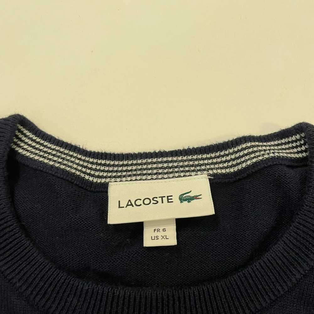 Lacoste Lacoste Navy Sweater Jumper Designer - image 5