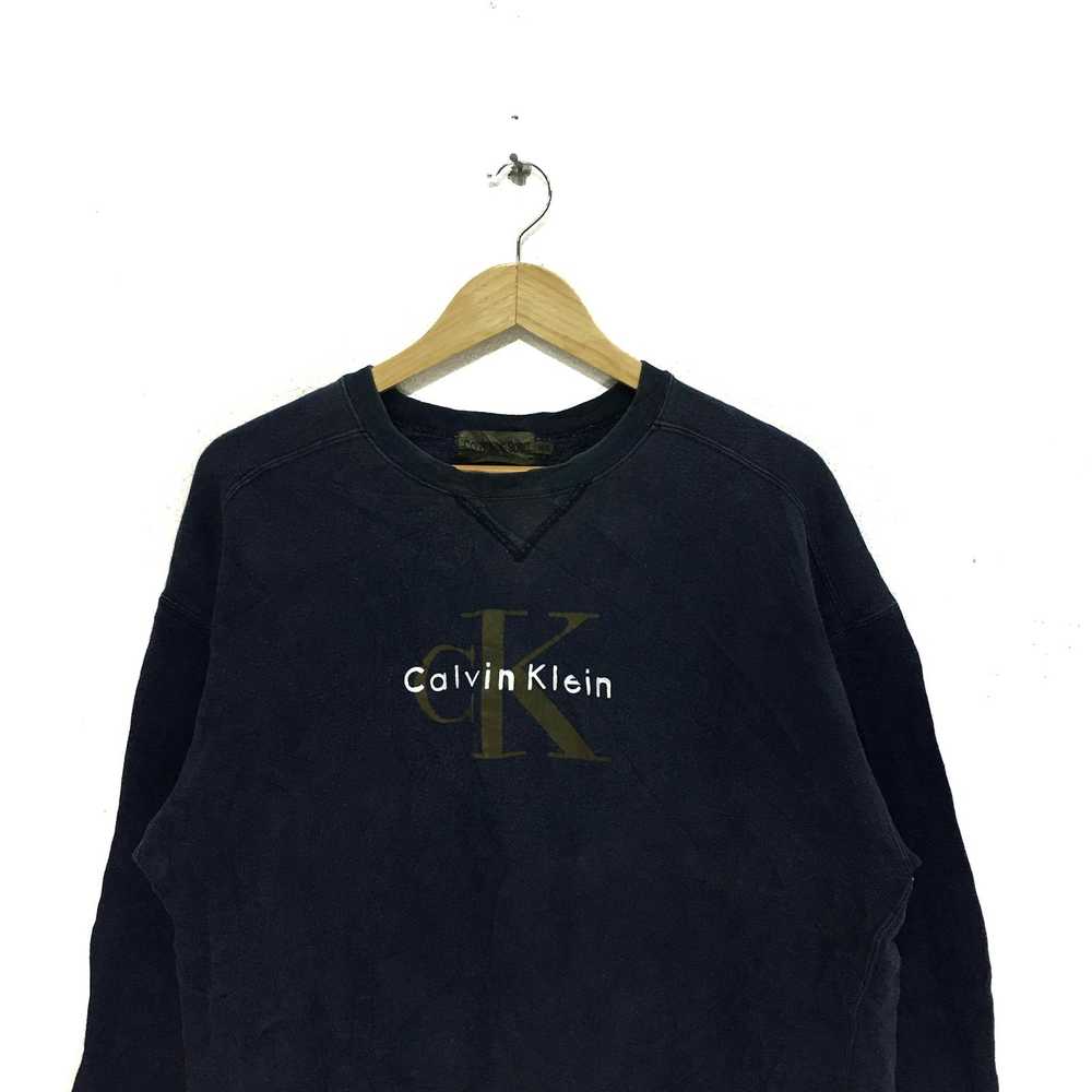 Calvin Klein Vtg CALVIN KLEIN Sport Sweatshirt Bi… - image 2