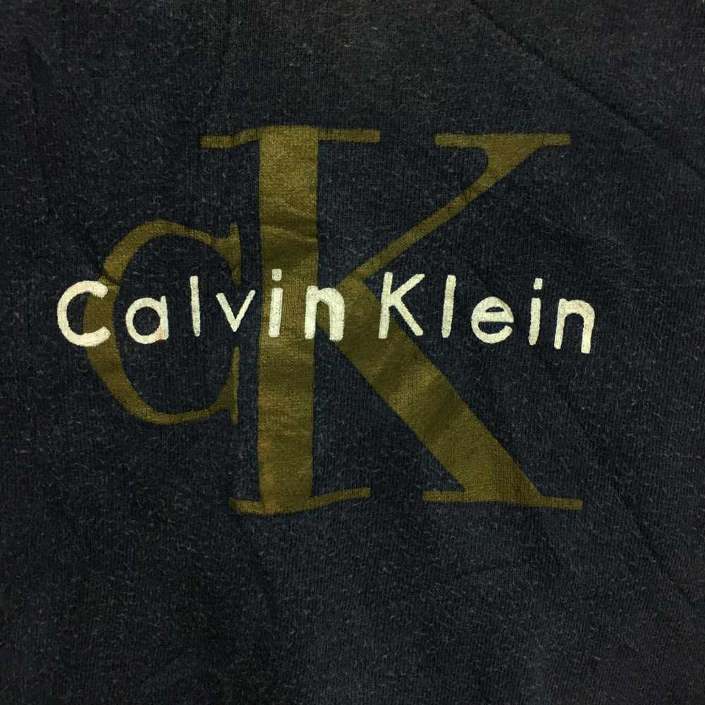 Calvin Klein Vtg CALVIN KLEIN Sport Sweatshirt Bi… - image 3