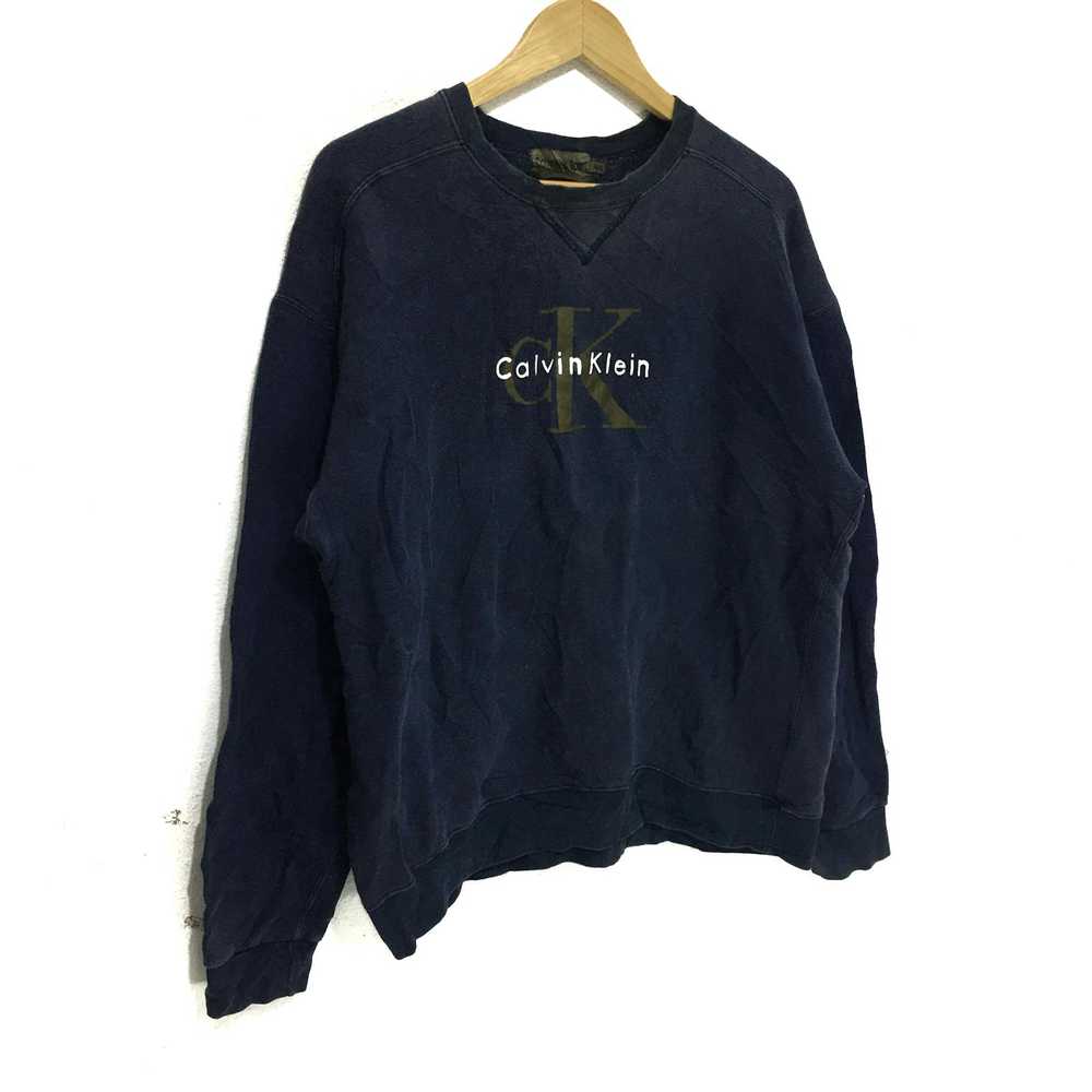 Calvin Klein Vtg CALVIN KLEIN Sport Sweatshirt Bi… - image 4