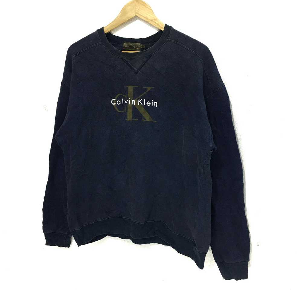 Calvin Klein Vtg CALVIN KLEIN Sport Sweatshirt Bi… - image 5