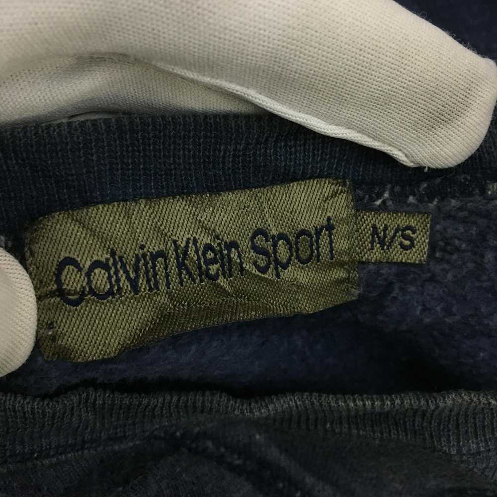 Calvin Klein Vtg CALVIN KLEIN Sport Sweatshirt Bi… - image 8