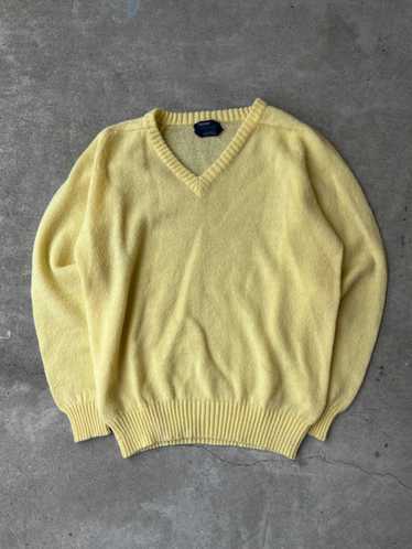 Vintage 00s Yellow Knitted Sweater - image 1
