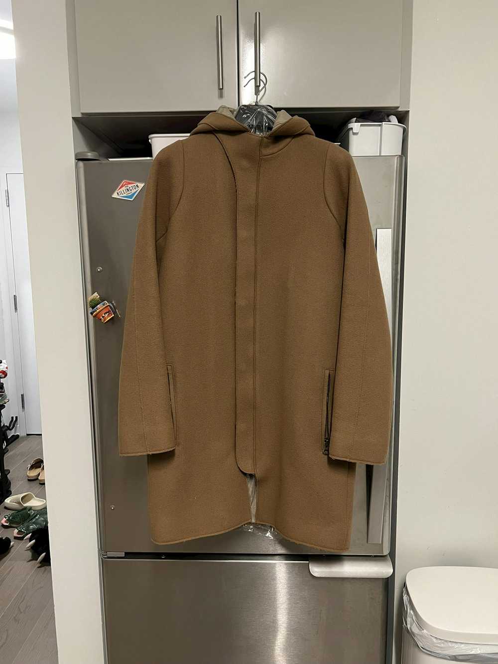 Acne Studios Acne Studios Brown Hooded Coat - image 5