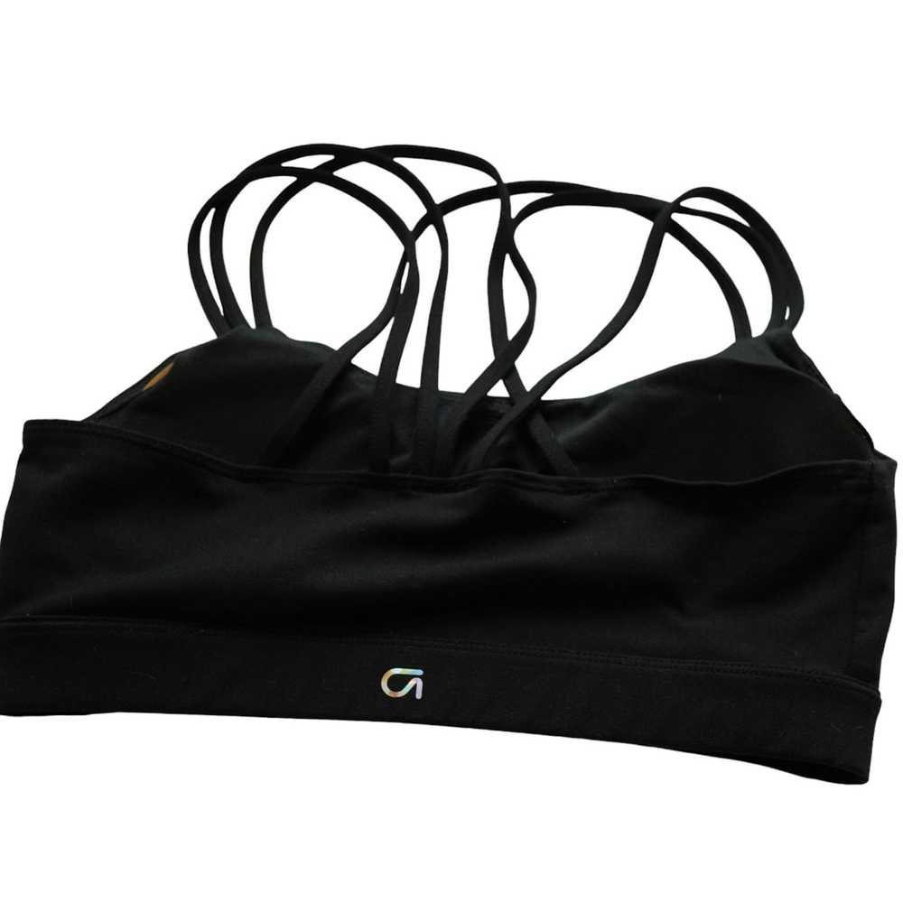 Gap GAP Fit Black strappy sports bra Womens size … - image 3