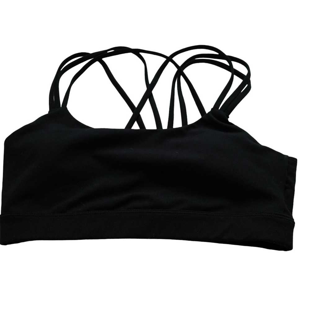 Gap GAP Fit Black strappy sports bra Womens size … - image 5