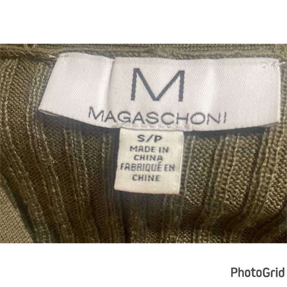 Magaschoni Ribbed Midi Dress S - image 4
