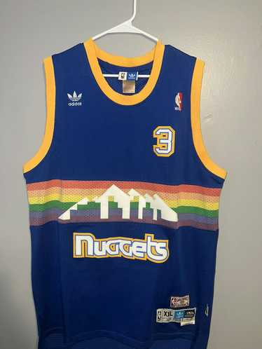 Adidas Vintage adidas Allen Iverson Blue rainbow n