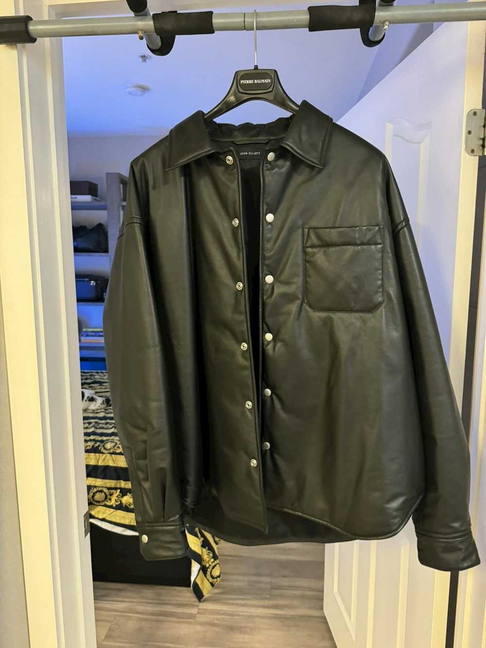 John Elliott John Elliott Leather Scout Jacket - image 3