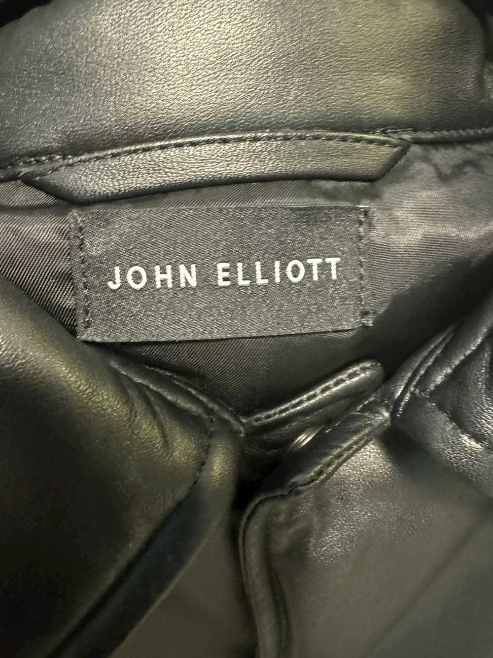 John Elliott John Elliott Leather Scout Jacket - image 6