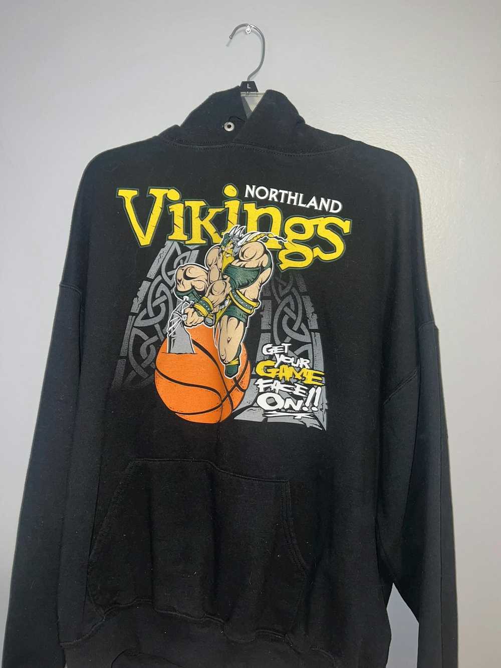 Vintage Vintage Northland Vikings basketball hood… - image 1