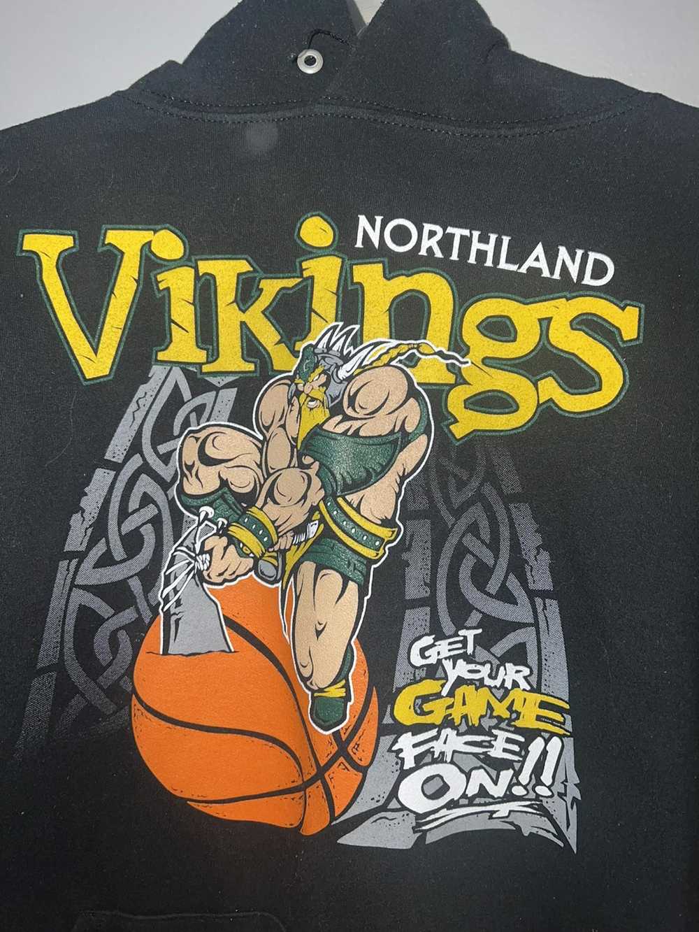 Vintage Vintage Northland Vikings basketball hood… - image 2