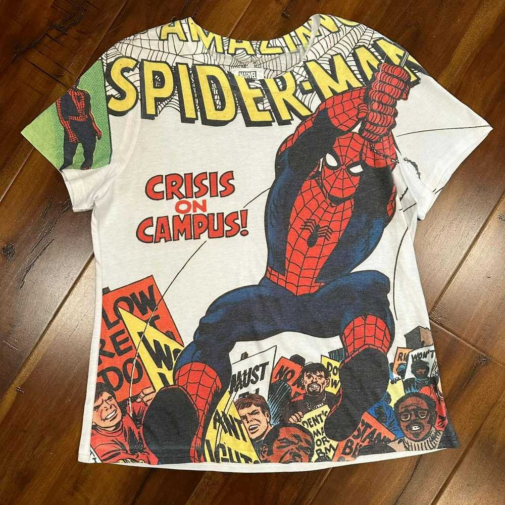 Marvel Comics × Vintage Marvel Spiderman Shirt Wh… - image 1