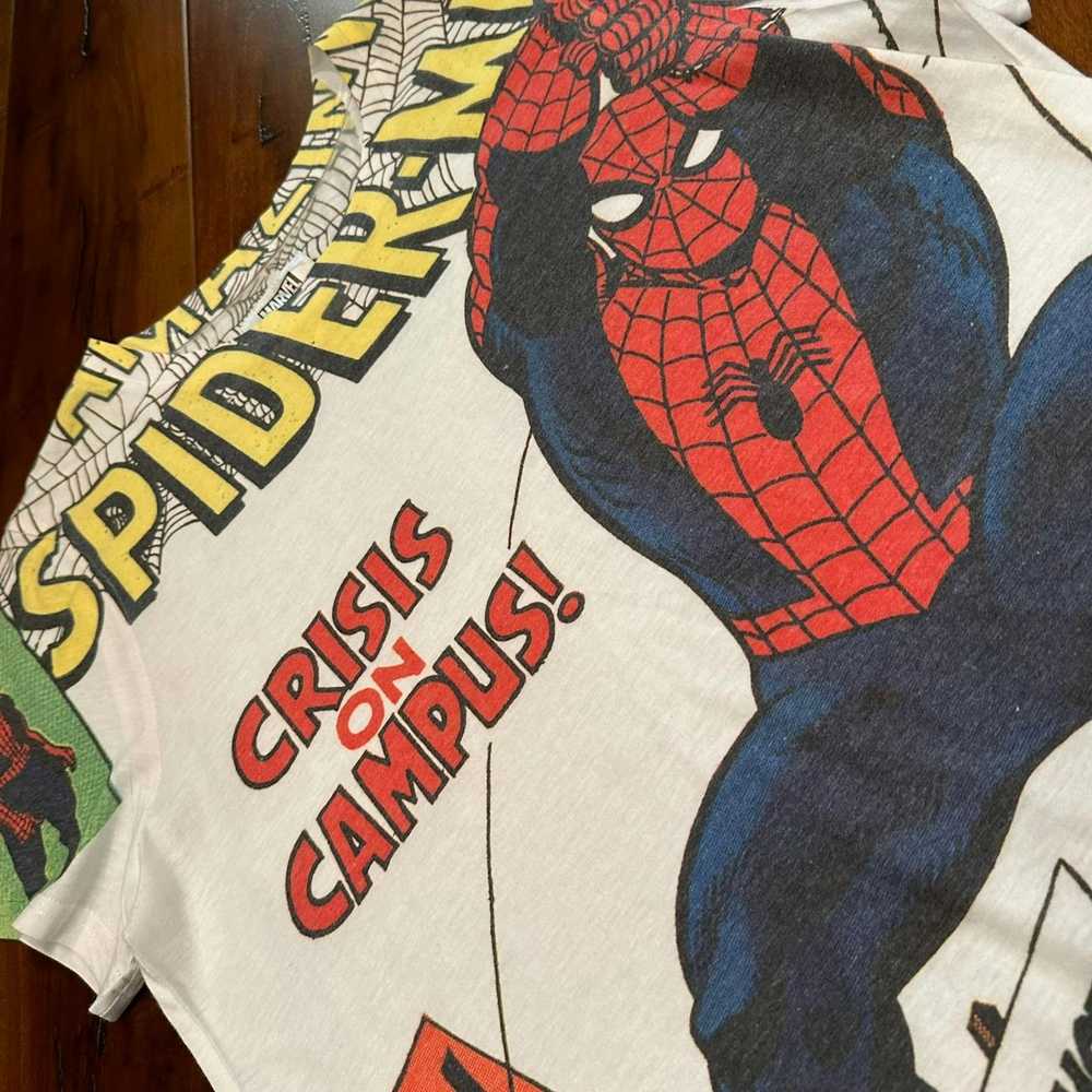 Marvel Comics × Vintage Marvel Spiderman Shirt Wh… - image 2
