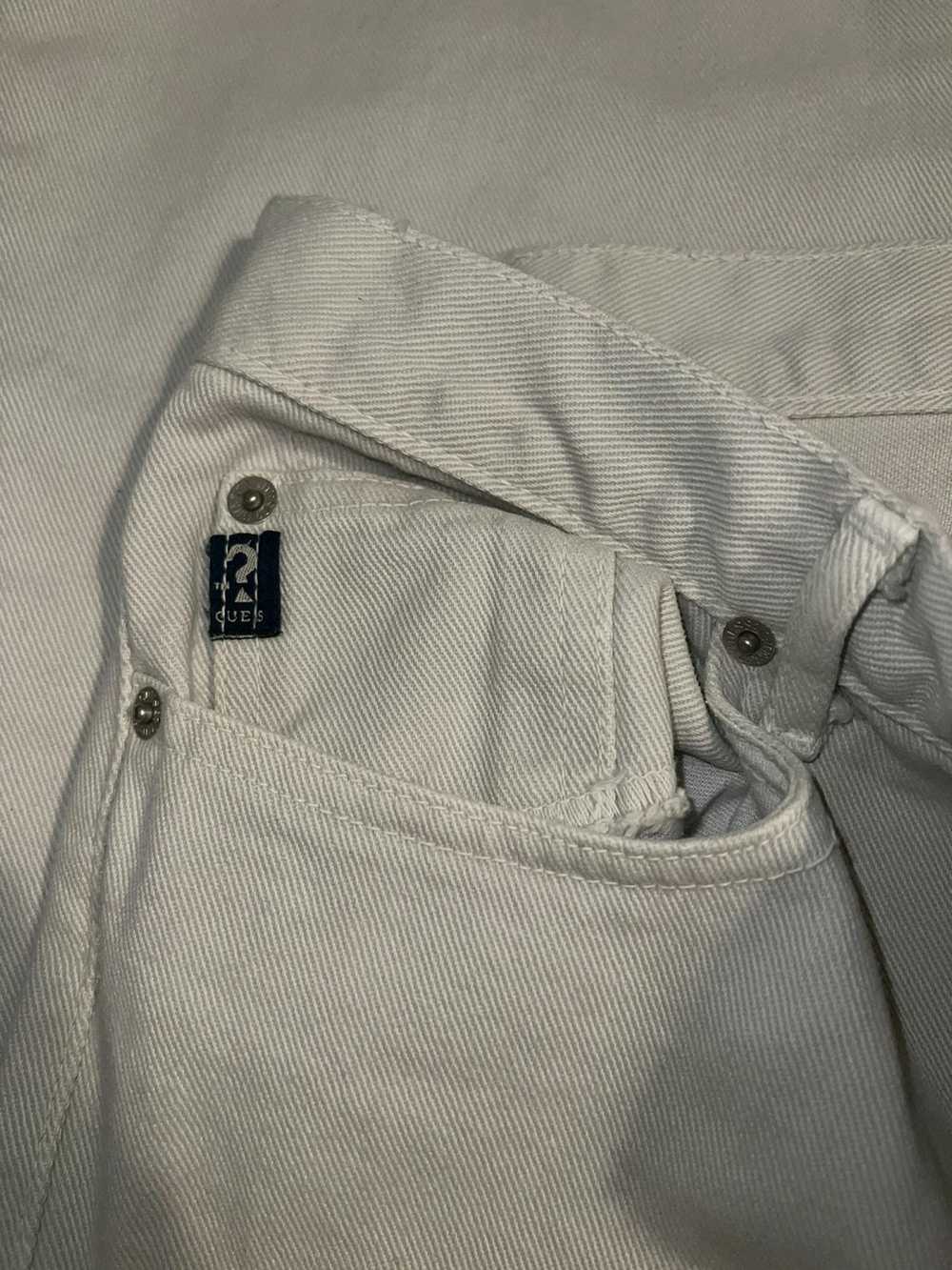 Guess White/cream vintage guess jeans size 36W/30L - image 4