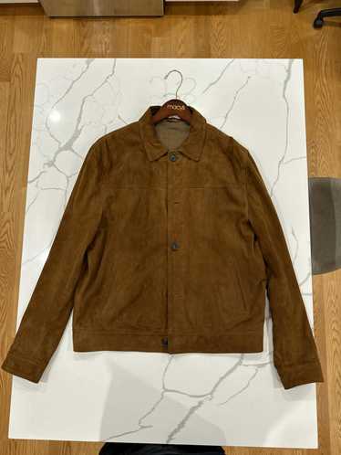 Zara Brown Leather Suede Jacket