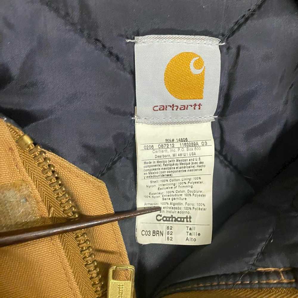 Carhartt Carhartt C03-BRN Hooded Jacket - image 3