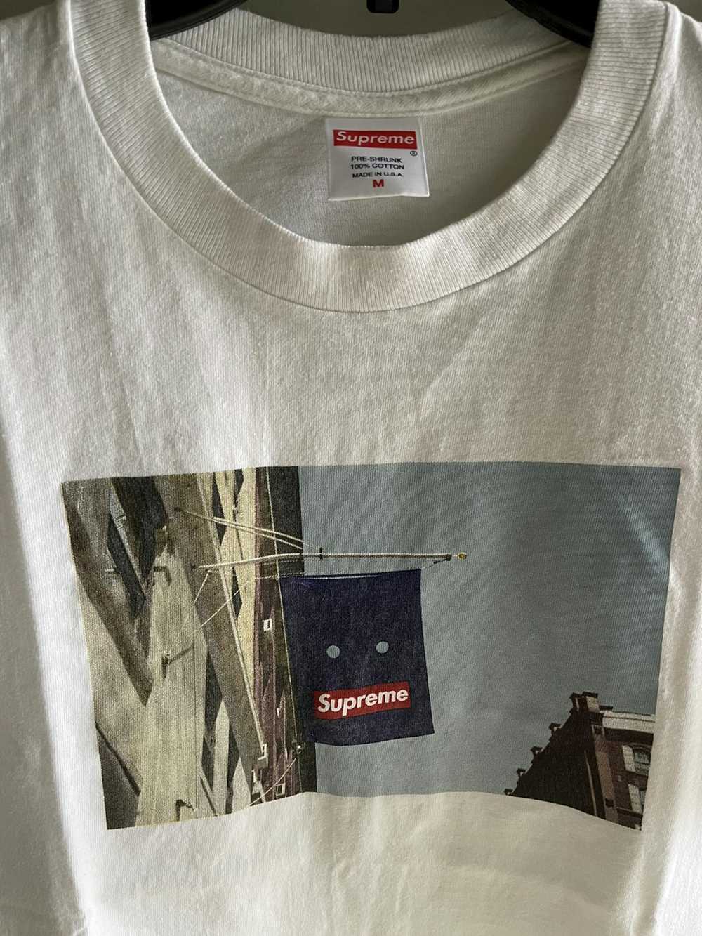 Supreme Supreme banner tee white size medium - image 2