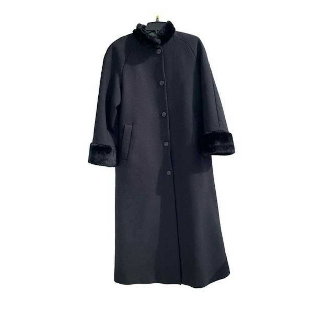 Harve Benard VINTAGE Harve Benard wool Black coat… - image 1