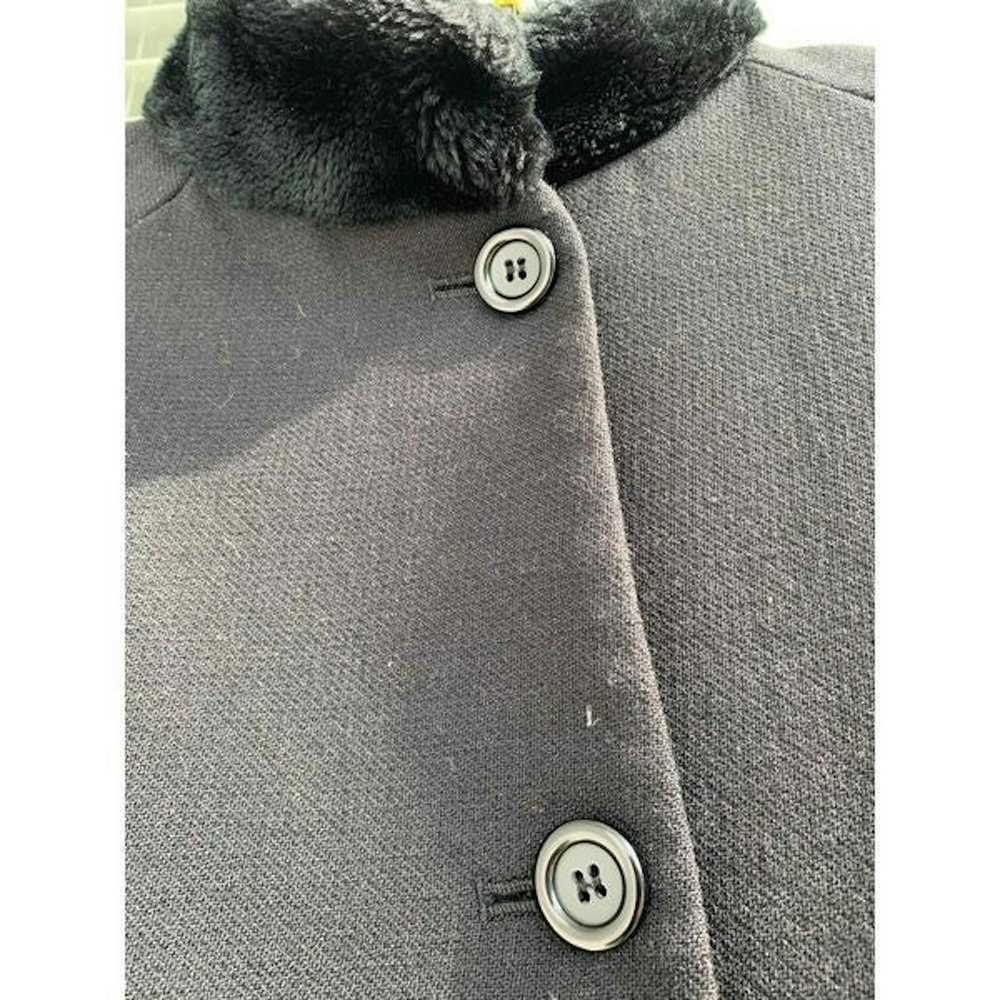 Harve Benard VINTAGE Harve Benard wool Black coat… - image 7