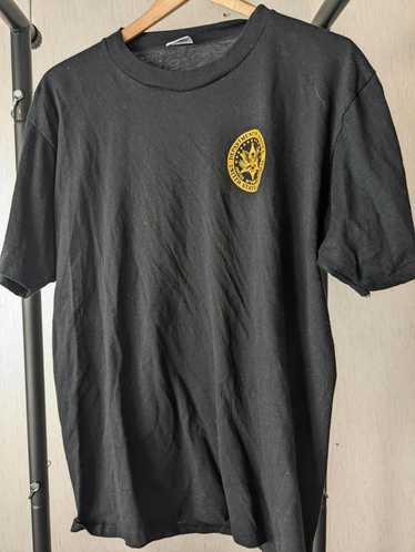 Vintage Black Department Of Justice T Shirt