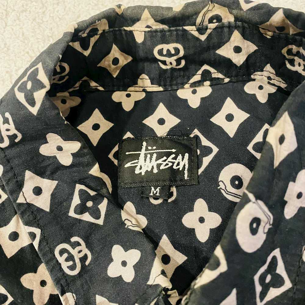 Stussy Vintage Stussy Monogram DJ Dark Navy Butto… - image 3