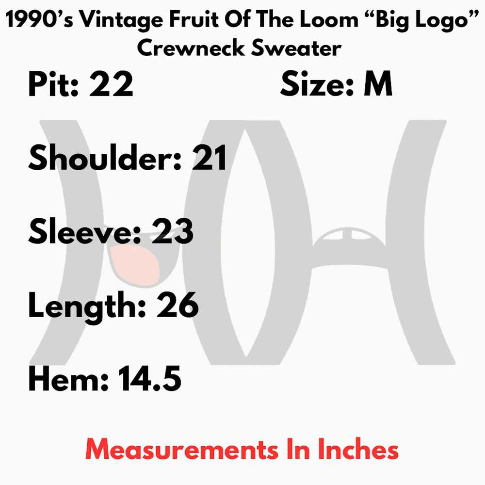 Fruit Of The Loom × Made In Usa × Vintage 1990’s … - image 4