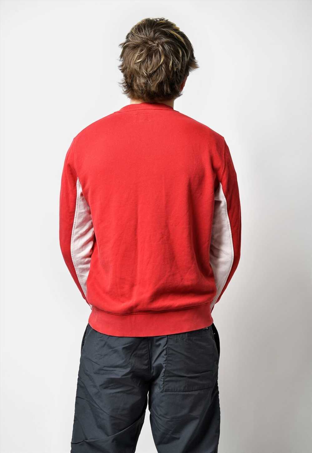 Wrangler Y2K red sweatshirt men's vintage 90s spo… - image 5