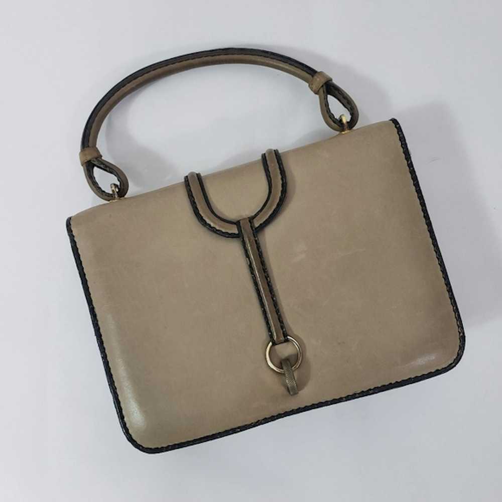 Loewe Vintage Lowe tan leather handbag - image 1