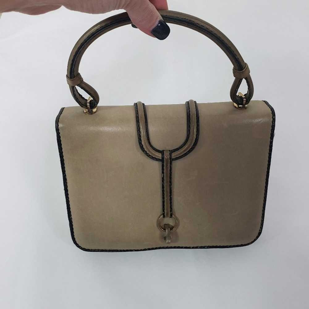 Loewe Vintage Lowe tan leather handbag - image 2