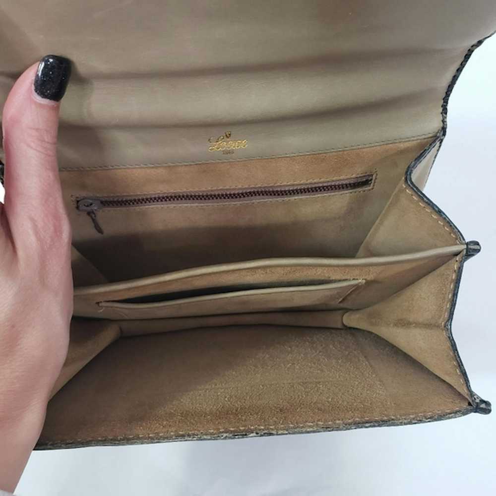 Loewe Vintage Lowe tan leather handbag - image 8