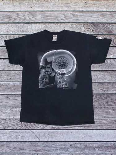 Streetwear × Vintage Y2K Grunge Graphic Skull Shir