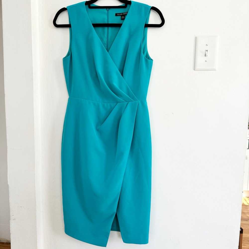 Black Halo Blue Nora Dress Size 4 - image 3