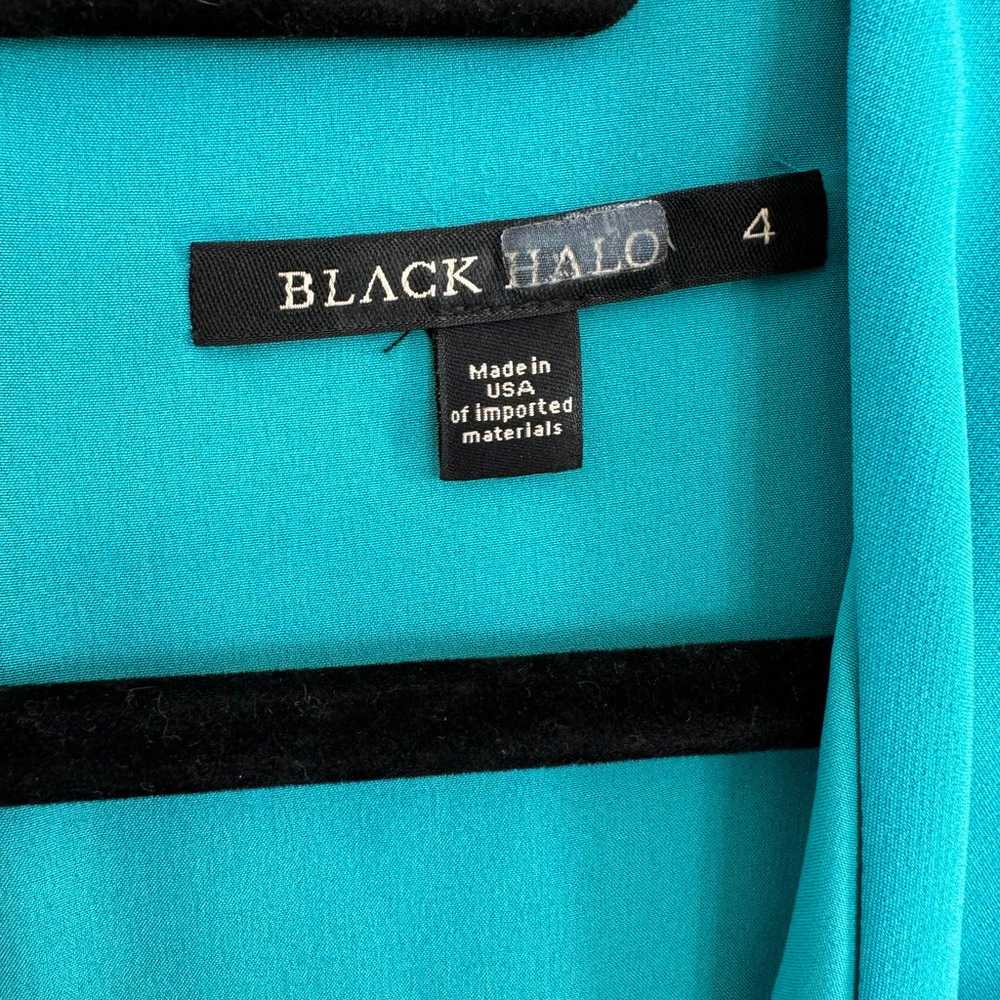 Black Halo Blue Nora Dress Size 4 - image 7