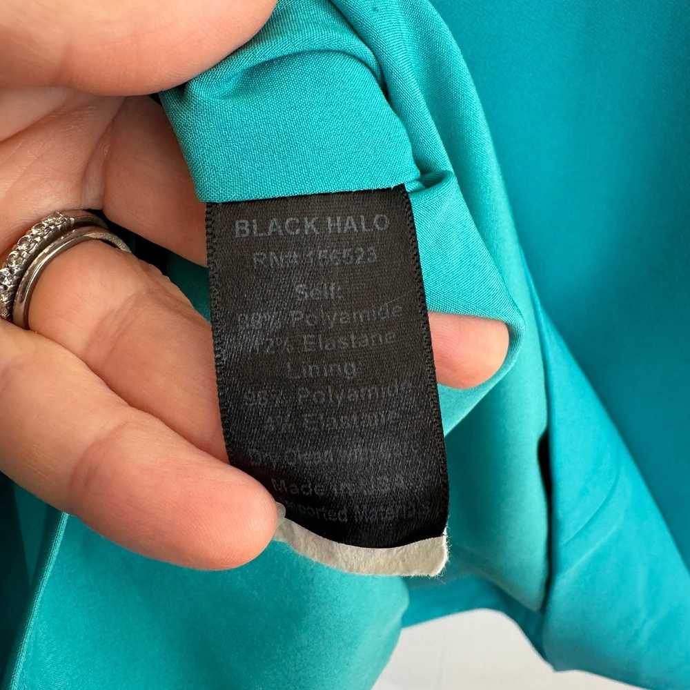 Black Halo Blue Nora Dress Size 4 - image 8