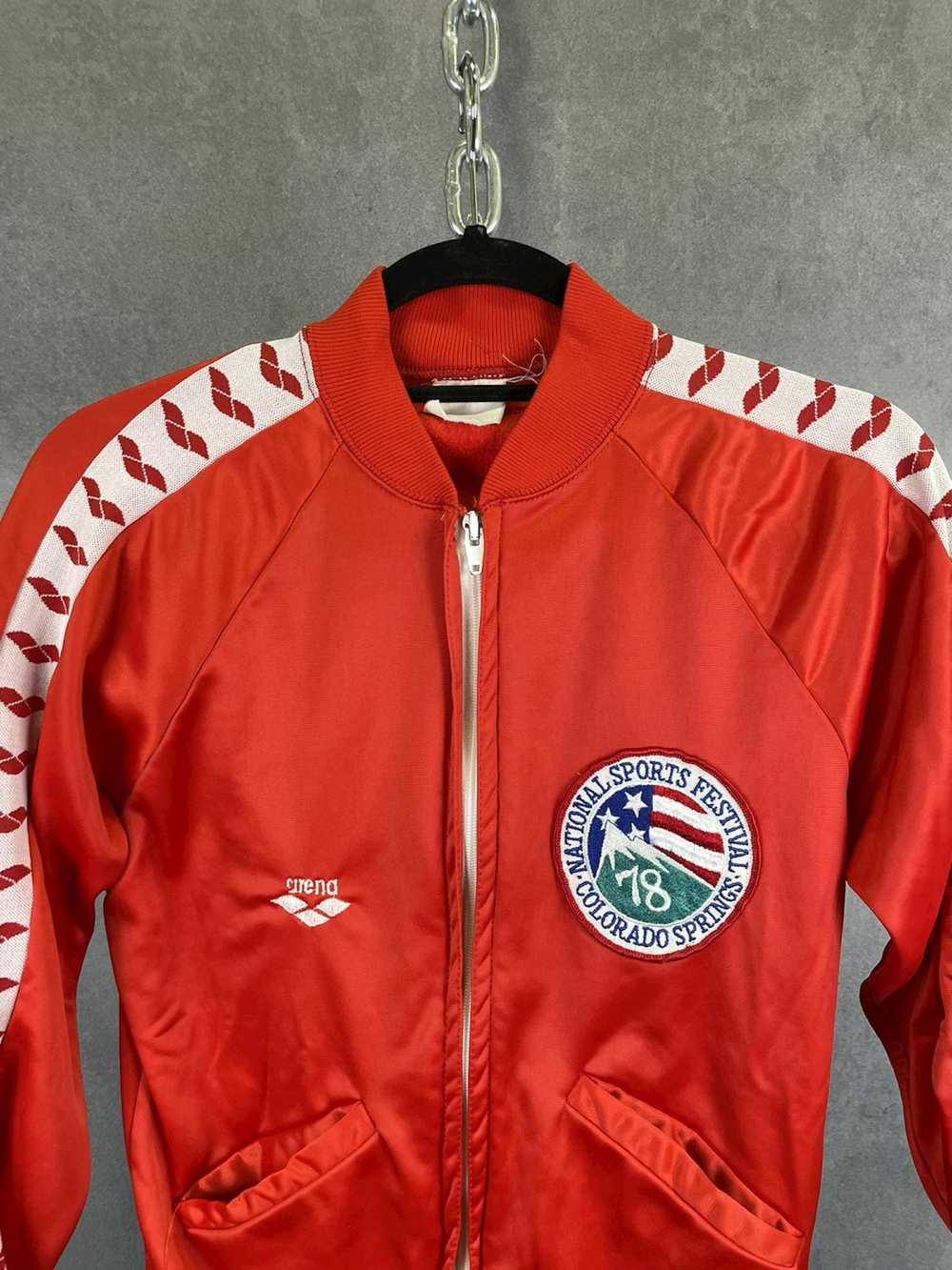 Vintage Vintage arena track jacket National sport… - image 2