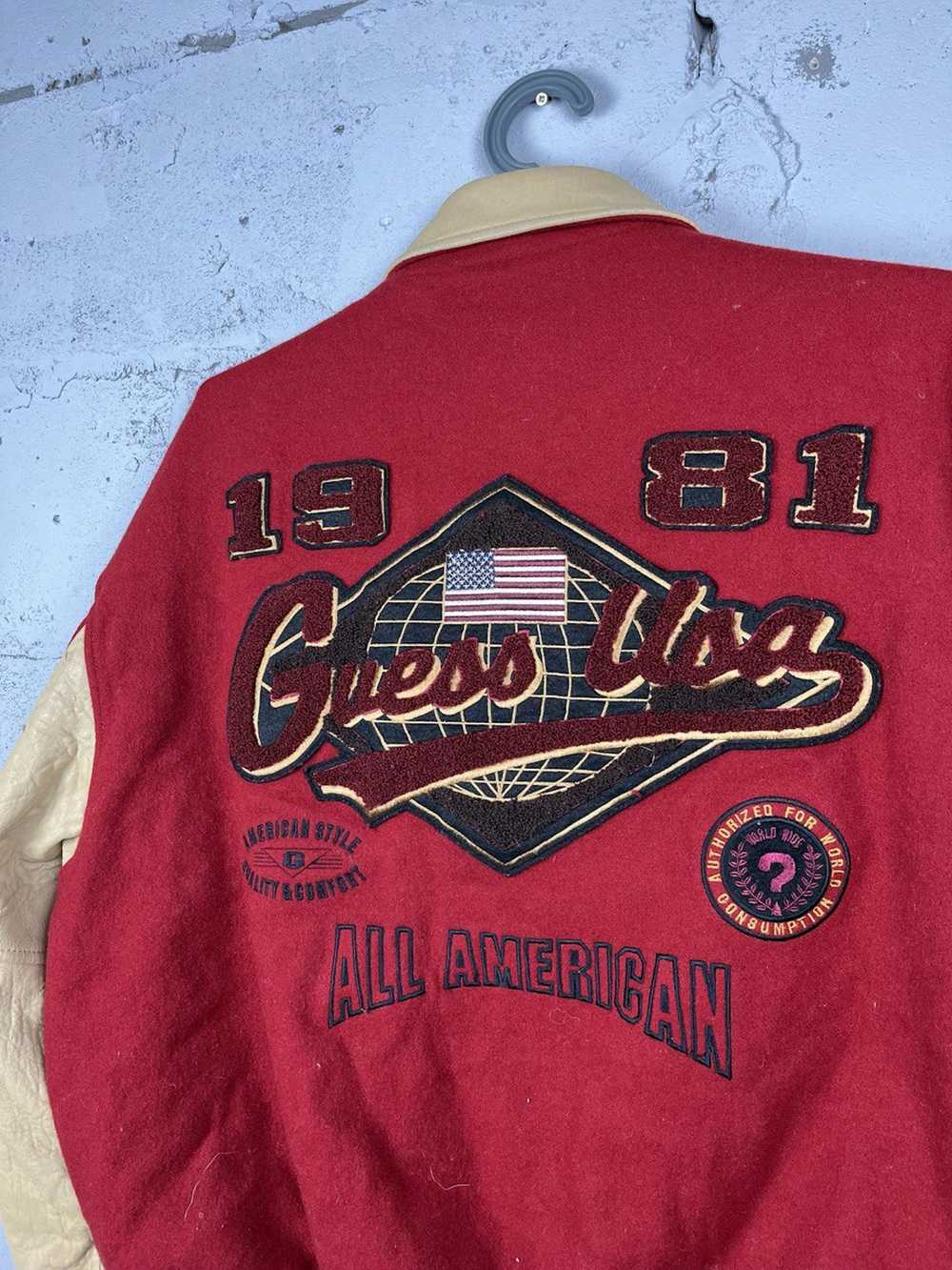 Guess × Streetwear × Varsity Jacket Vintage Guess… - image 10