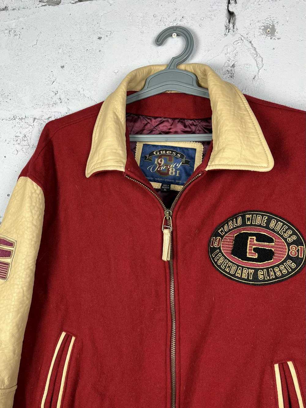 Guess × Streetwear × Varsity Jacket Vintage Guess… - image 5