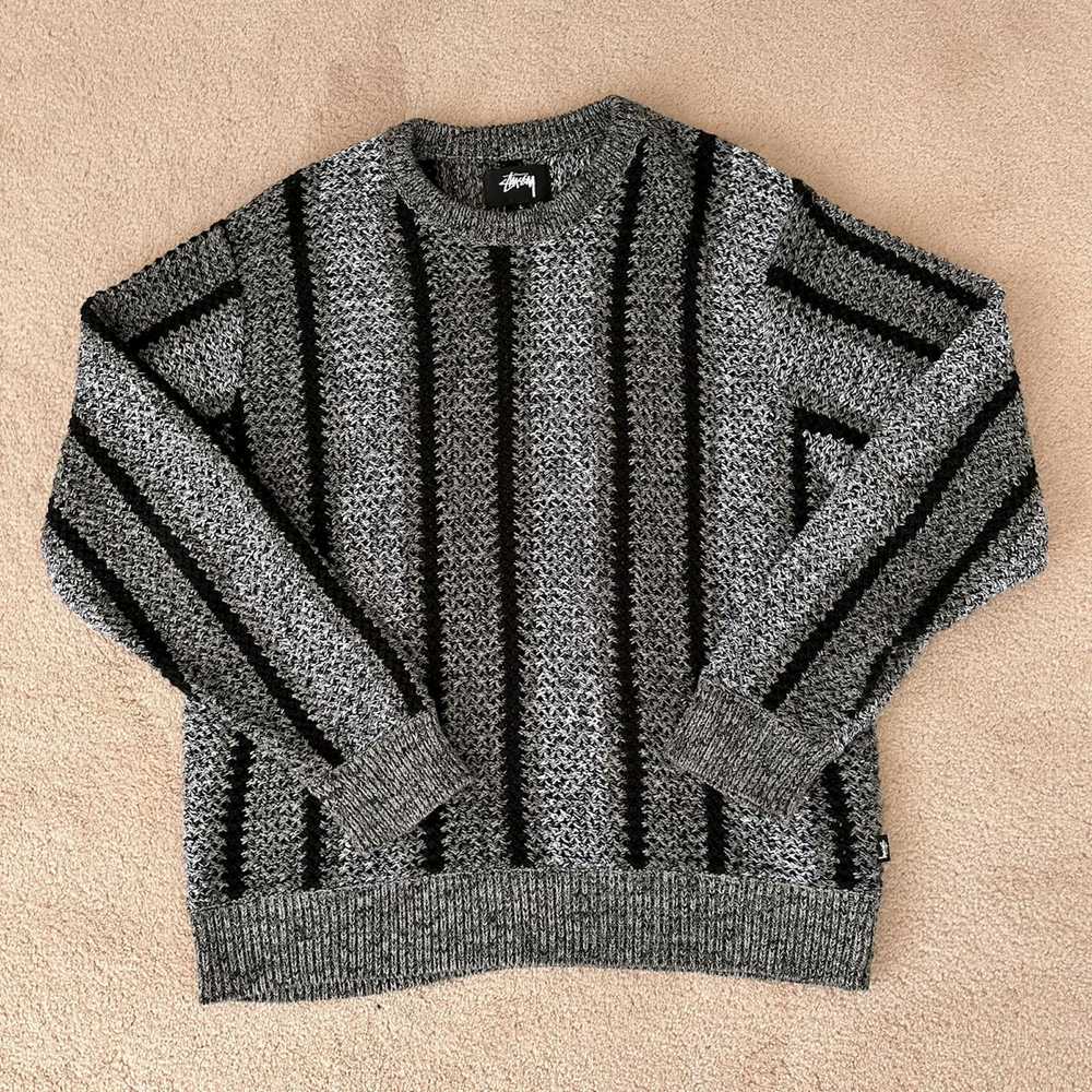 Stussy Stussy Striped Open Knit Sweater - Gem