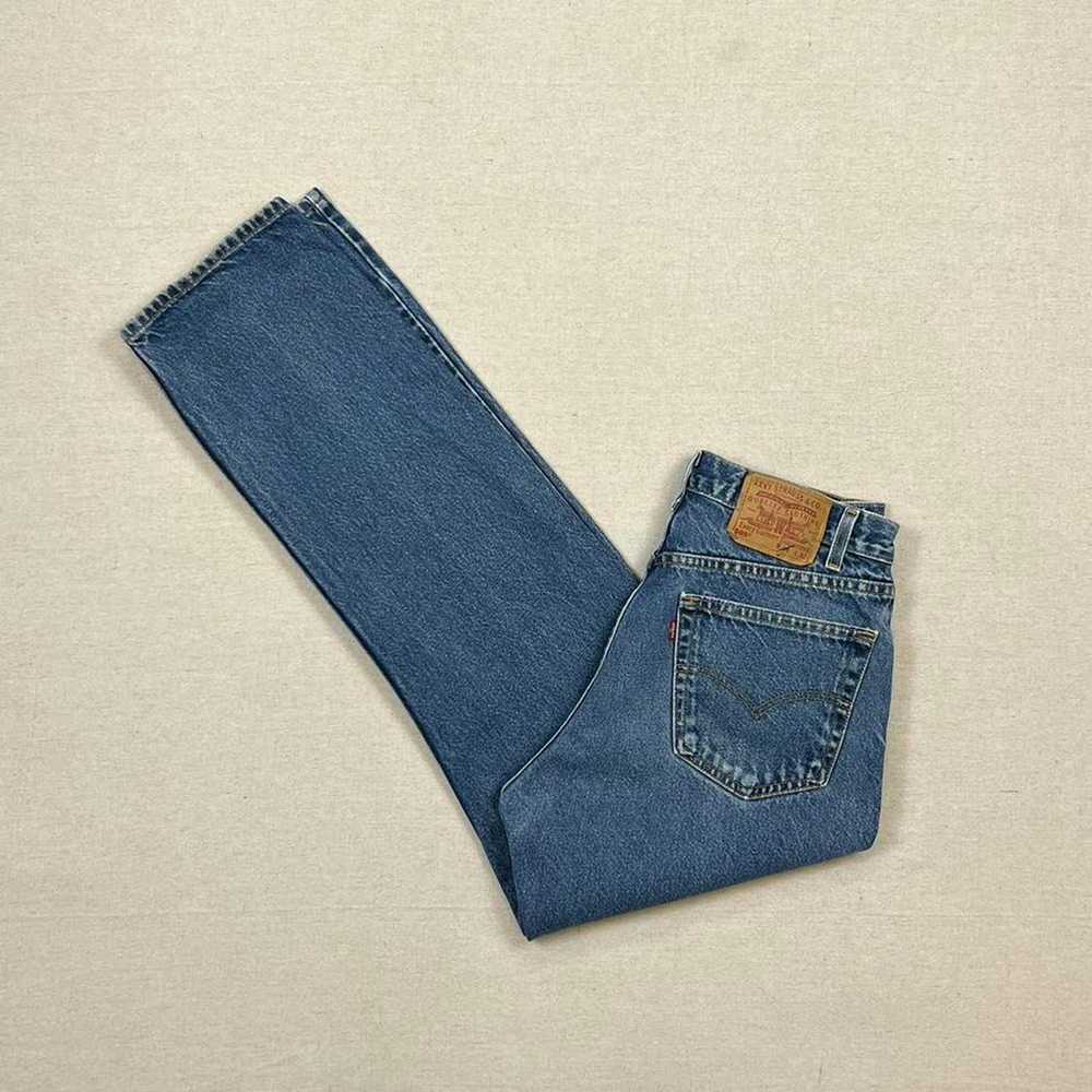 Levi's Vintage y2k levis 505 blue jeans - image 1
