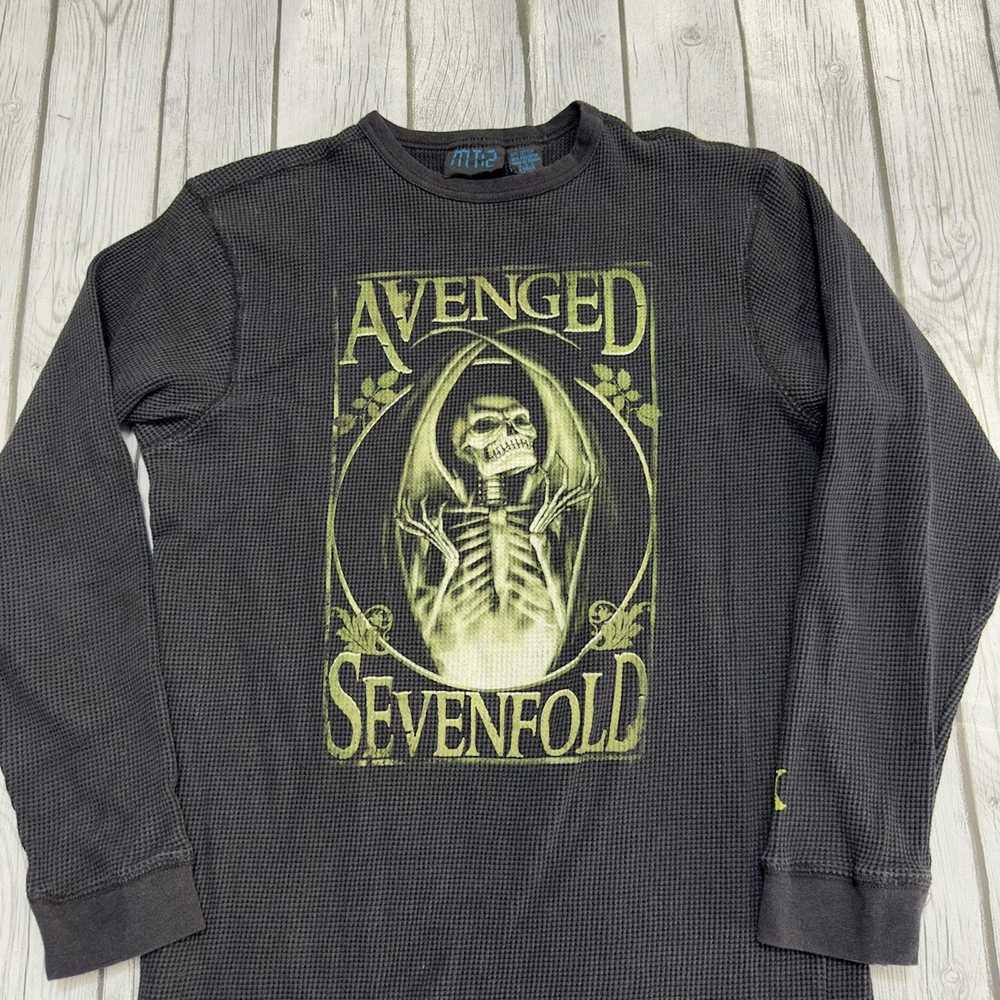 Band Tees × Vintage Vintage Avenged Sevenfold lon… - image 3