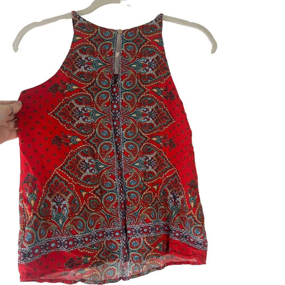 Other Verse Made In USA Women Size XS Red Paisley… - image 5