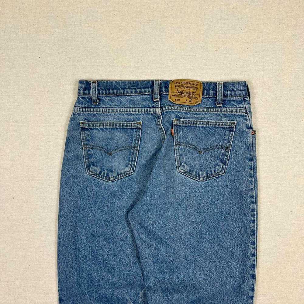 Levi's Vintage 90s Levi's orange tab blue jeans - image 4