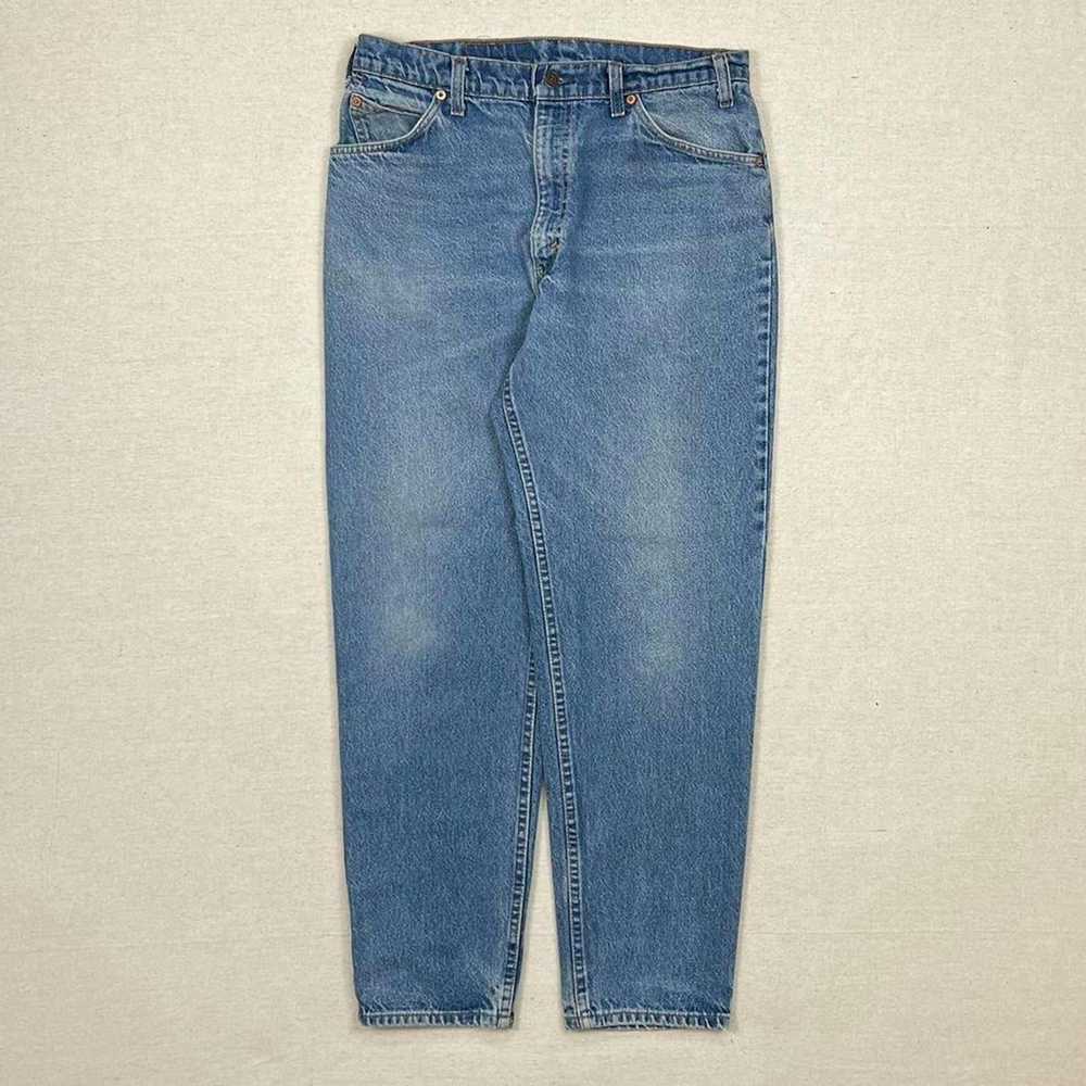 Levi's Vintage 90s Levi's orange tab blue jeans - image 5
