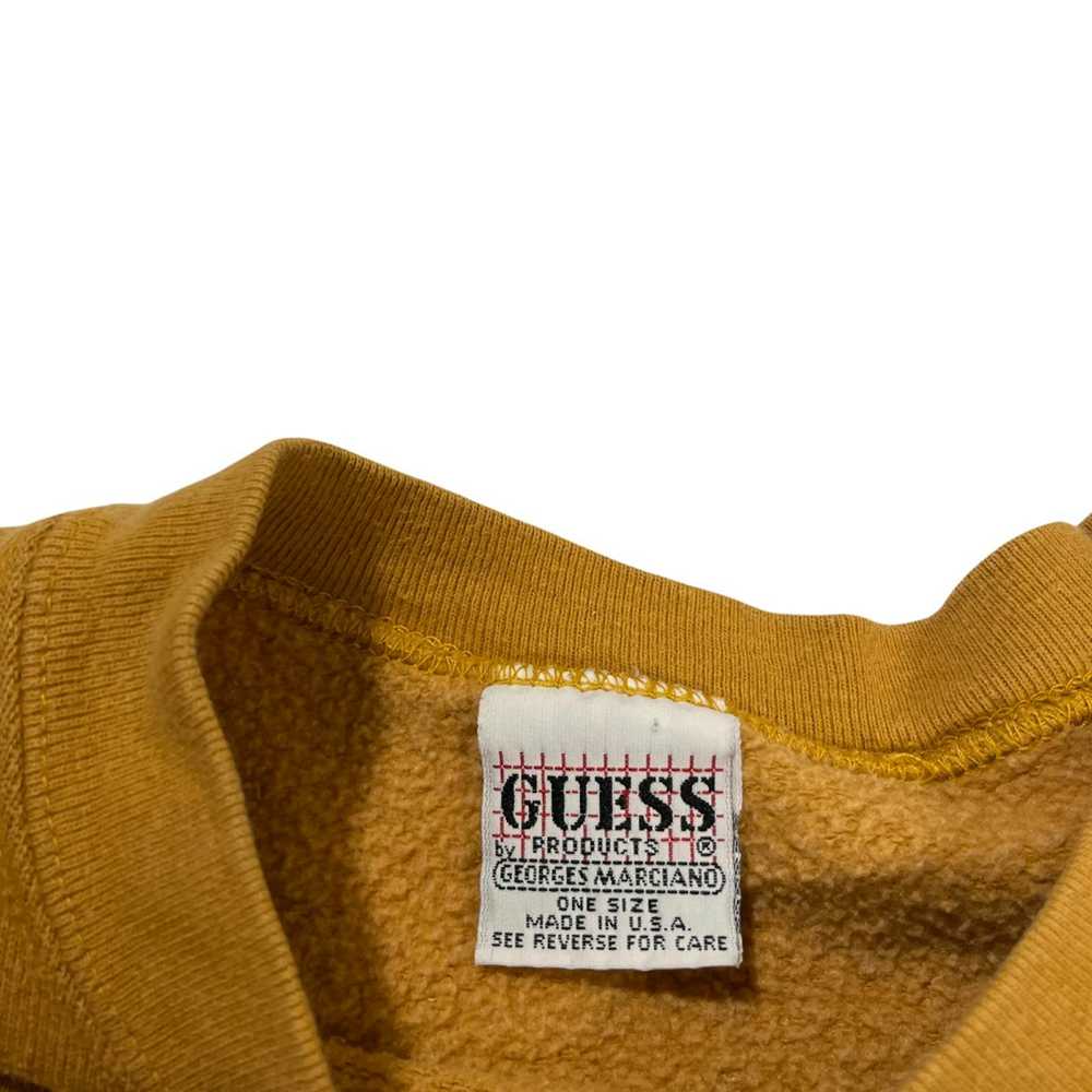 Guess × Vintage Vintage Guess Mustard Brown Sweat… - image 3